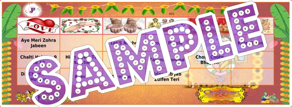 perty Wedding theme Tambola Housie (list2878_60) - 8