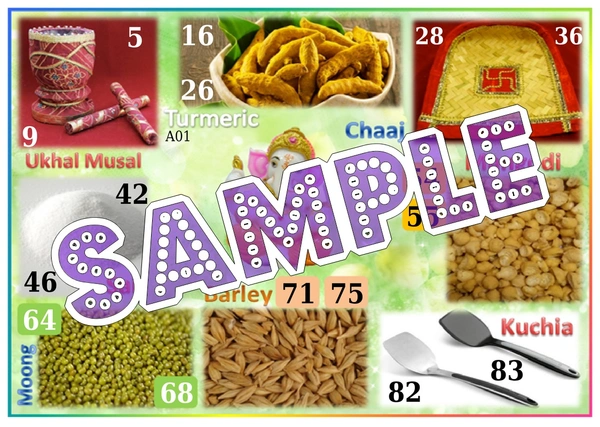 perty Wedding theme Tambola Housie (list406_3) - 48