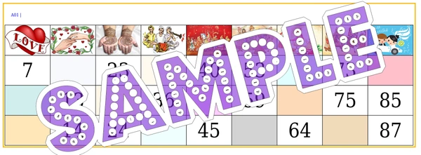 perty Wedding theme Tambola Housie (list646_3) - 8