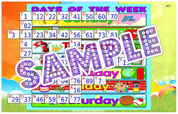 perty Week Days theme Tambola Housie (list2815_1) - 12