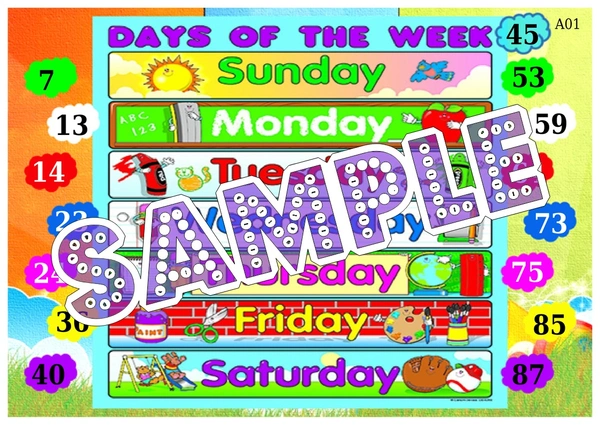 perty Week Days theme Tambola Housie (list532_2) - 16