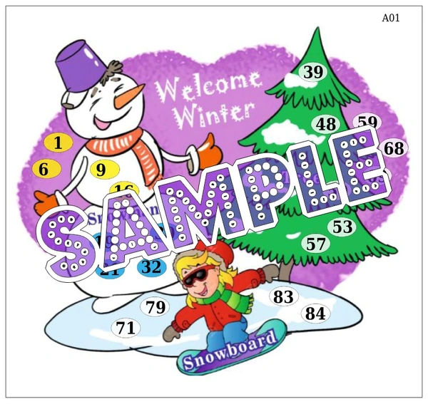 perty Winter theme Tambola Housie (list3186_1) - 36