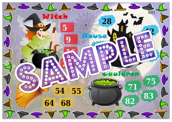 perty Witch theme Tambola Housie (list508_1) - 16