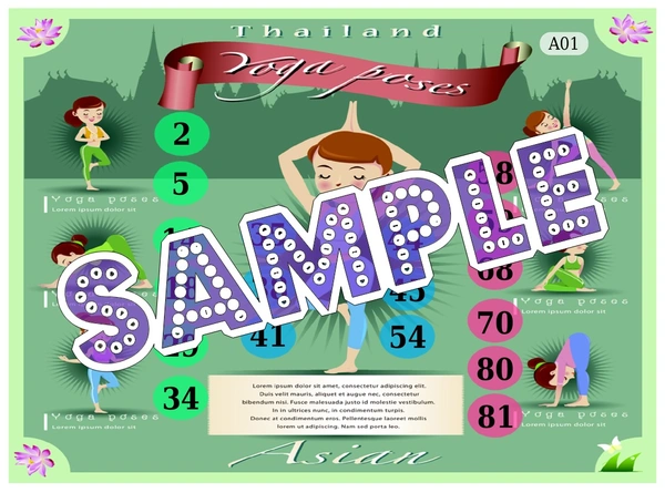 perty Yoga theme Tambola Housie (list2436_1) - 16