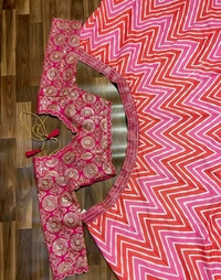 Beautiful Lehenga Choli And Attached Dupatta - Free, Magenta / Fuchsia