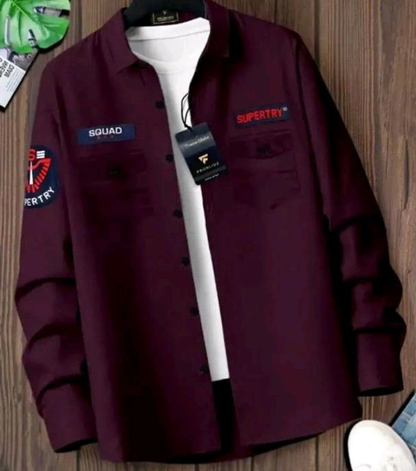 Stylish T-Shirt For Men - Purple, M