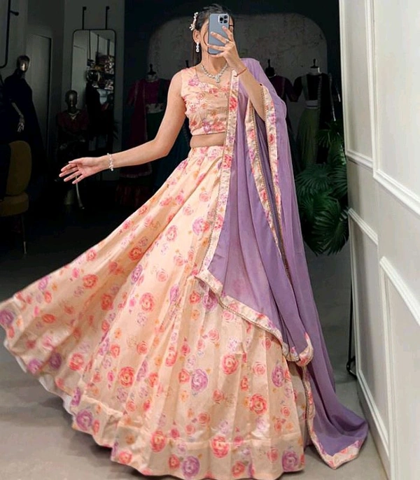 Beautiful Lehenga Choli For Women - Free, Sundown