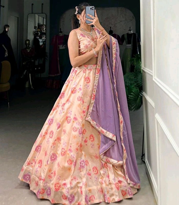 Beautiful Lehenga Choli For Women - Free, Sundown