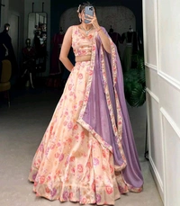 Beautiful Lehenga Choli For Women - Free, Sundown