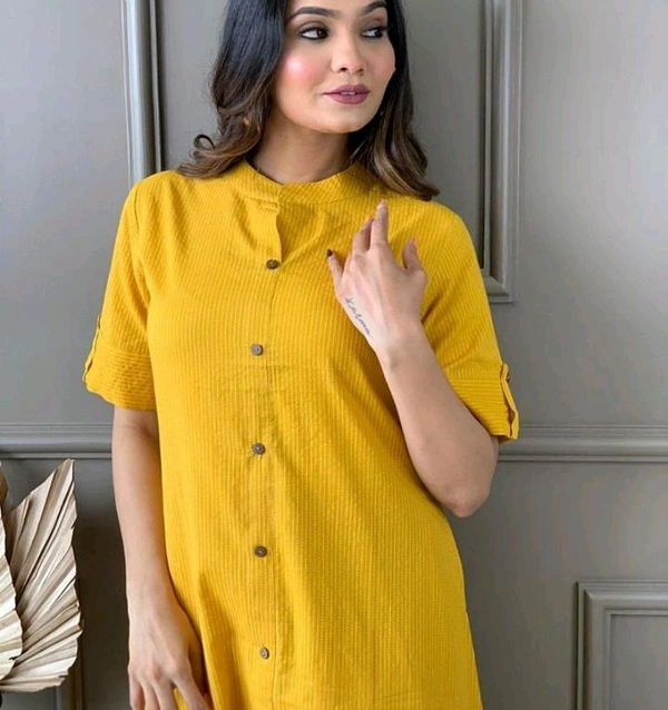 New Trending Co-ord Set For Women - Yellow, L