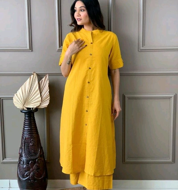 New Trending Co-ord Set For Women - Yellow, XXL