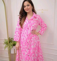 Beautiful Co-ord Set For Women - Blush Pink, XXL