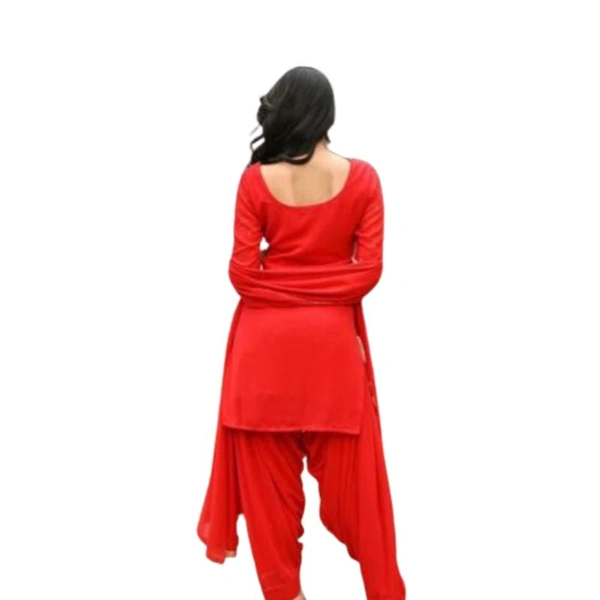 Embroidery Rayon Kurti For Women  - Red, XXL