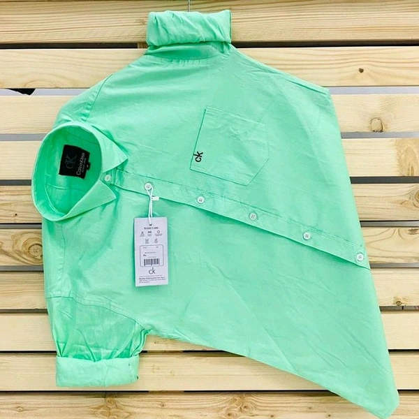 Indian Lehenga Choli Cotton Shirt for Men - XL, Green