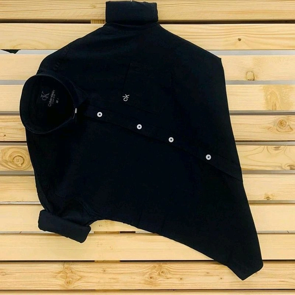 Indian Lehenga Choli Cotton Shirt for Men - XL, Black