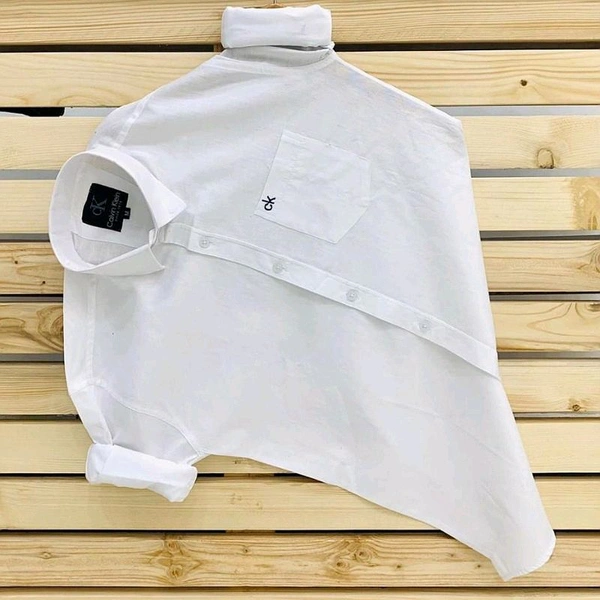 Indian Lehenga Choli Cotton Shirt for Men - XXL, White