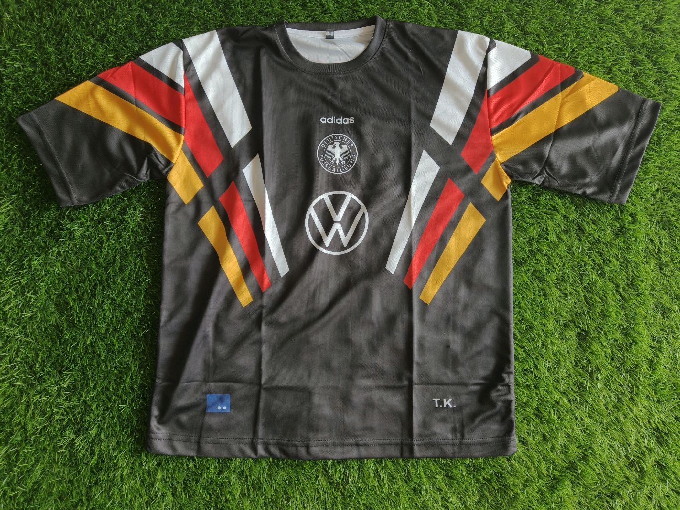 Beckenbauer Germany Balck Five Sleeve Jersey