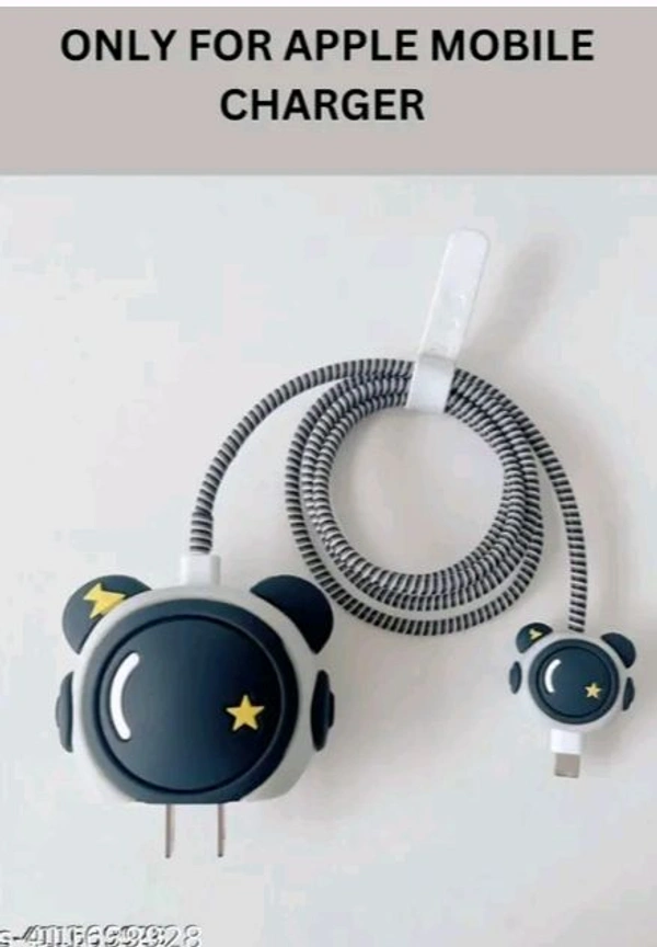 Adorable Cartoon Case Campbell With I Phone And Android Cable 