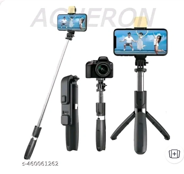 Portable Selfie Stick Tripod With Bluetooth Butan