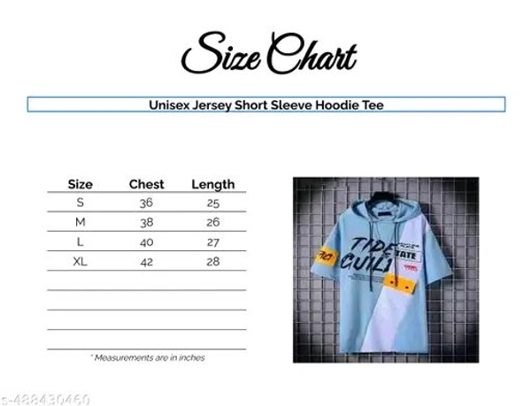 Men Half Sleeve Hoodies Cotan Bland T-shirts 