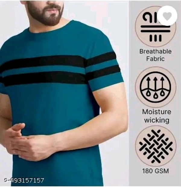 Preeo Men Staylise Streepd T-shirt 