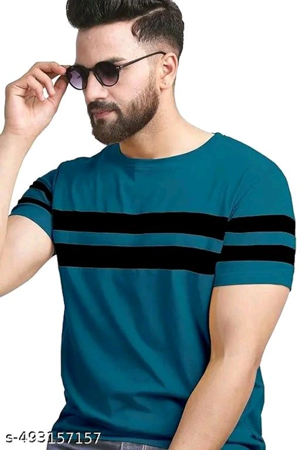 Preeo Men Staylise Streepd T-shirt 