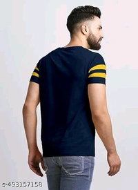 Preeo Men Staylise Streepd T-shirt 