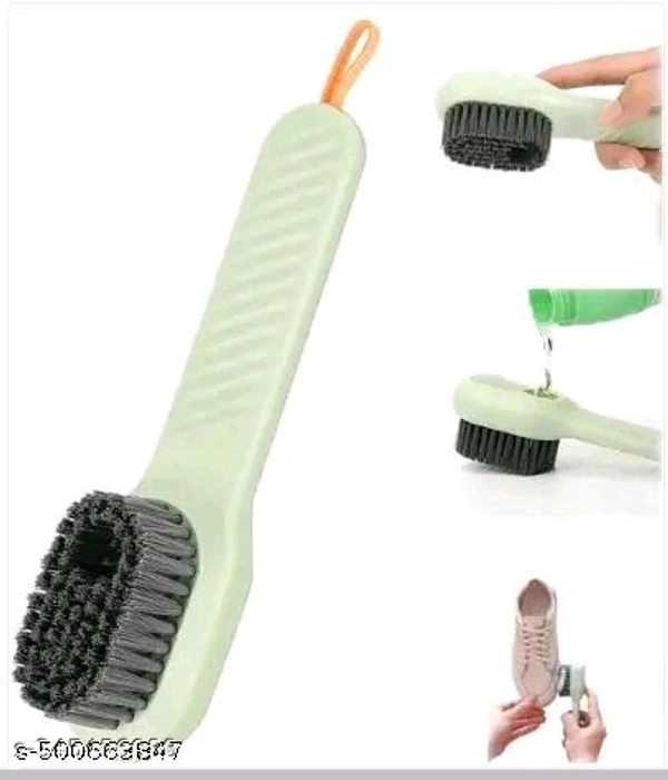 Soap Dispensing Cleaning Brush With Handle Scrubbing 
