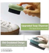 Soap Dispensing Cleaning Brush With Handle Scrubbing 