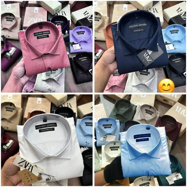 Zara Men's Premium Shirt Combo - XXL- 44