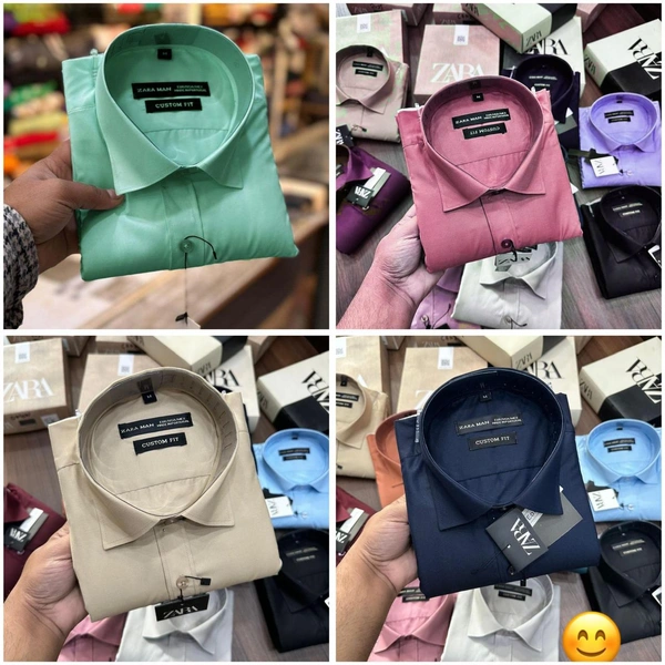 Zara Men's Premium Shirt Combo - XXL- 44