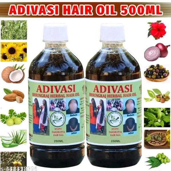 Adivasi Birthday Harbel Hair Oil - Frrr, Black