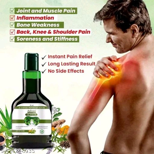 Adivasi Pain Relief - Black, Free