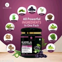 Neem Karela Jamun Suger Control Power - Electric Violet, Free