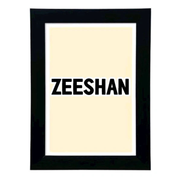 Customize Name Frame