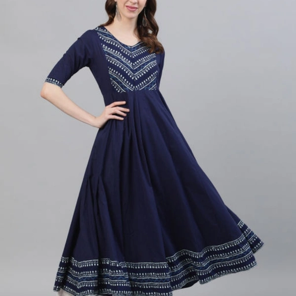 Fancy Cotton Printed Kurtis - M