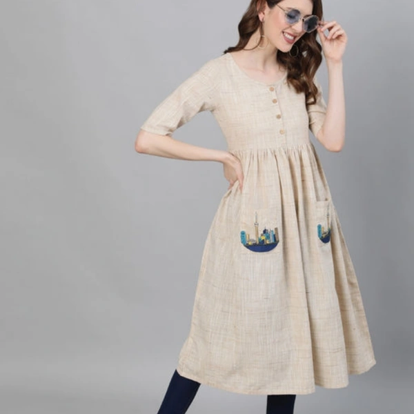 Fancy Cotton Printed Kurtis - M
