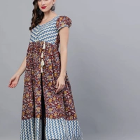 Fancy Cotton Printed Kurtis - M
