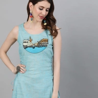 Fancy Cotton Printed Kurtis - XXL