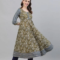 Fancy Cotton Printed Kurtis - XL