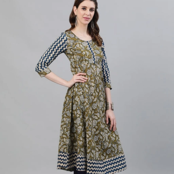 Fancy Cotton Printed Kurtis - XXL