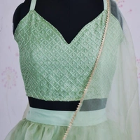 Ethnic Green Lehenga 