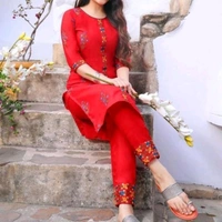 Myra Petite Women Kurta Sets - M, Cream