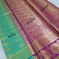 Kanchipuram Pattu Silk Saree Full Zari