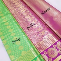 Kanchipuram Pattu Silk Saree Full Zari