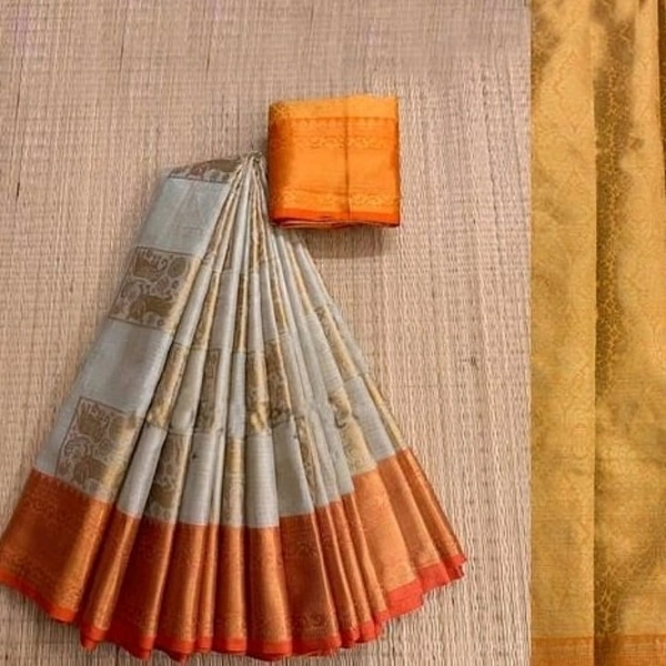 Abhisarika Fashionable Sarees - Orange