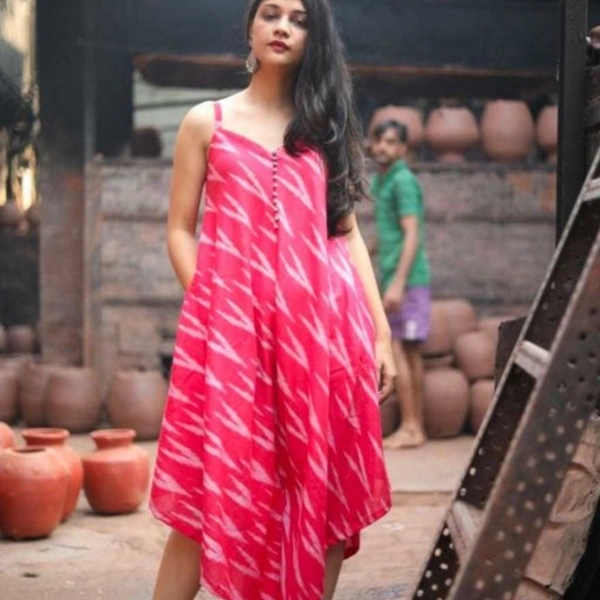 Women's Printed Cotton Kurti - XS
