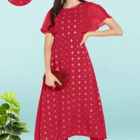  Party Wear Kurta Set - Yellow, S
