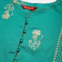 Jivika Voguish Women Kurta Sets - Blue, S