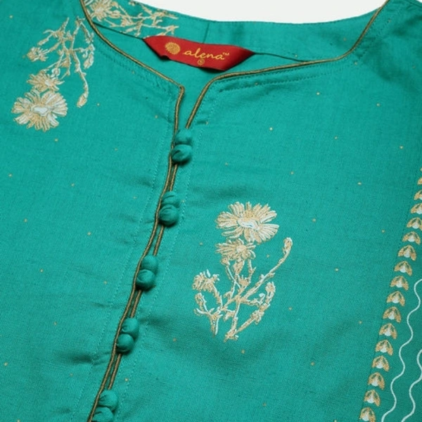 Jivika Voguish Women Kurta Sets - Blue, S